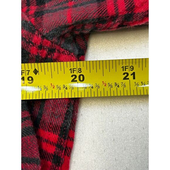 Faded Glory long sleeve Classic red flannel  Size Medium - Picture 4 of 6